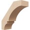 Ekena Millwork 3-inch W x 8-inch D x 8-inch H Balboa Rough Cedar Woodgrain TimberThane Knee Brace, Primed BRCUR03X08X08BOARCPR - alternate 1